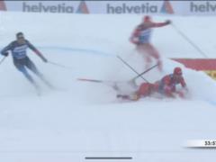 Лыжный курьез: российские спортсмены столкнулись на финише и остались без медалей