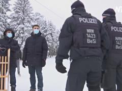In Germany, police raided skiers who violated quarantine