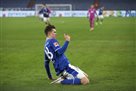 Goppe is the first US player to score a hat-trick in the Bundesliga