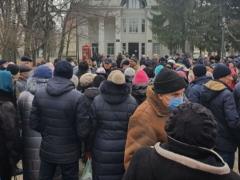 Фотофакт: В Новой Водолаге протестуют против высоких тарифов