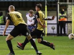 Devine became the youngest player and goalscorer in Tottenham history