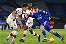 Leicester defeated Southampton and climbed to second place in the Premier League