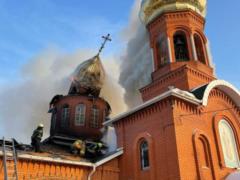 Под Днепром сгорела церковь