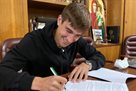 Левадия объявила о подписании Баенко