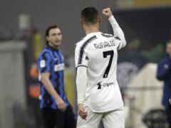 Unstoppable: Ronaldo brought Juventus to victory over Inter in the Italian Cup semi-finals