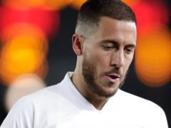 Real Madrid confirms Azar s abdominal muscle injury