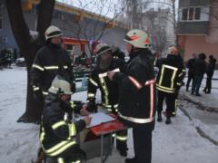 Жильцов горевшего дома в Харькове расселят по гостиницам за счет города