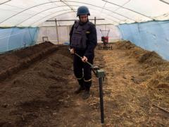 In the Nikolaev region, a local resident found 9 artillery mines in his garden