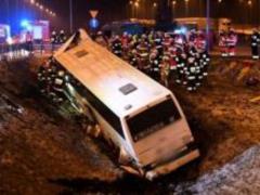 In Poland, a bus with Ukrainians got into an accident