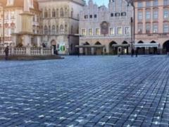 In Prague, 25 thousand crosses were applied to paving stones in memory of the victims of covid