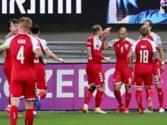 Denmark sent eight unanswered goals to Moldova
