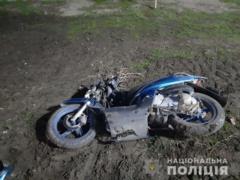 A drunken scooter was knocked down to death in the Kharkiv region