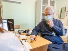 The priests got into the second round of vaccination