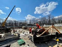 В Харькове продолжили строительство нового корпуса онкоцентра