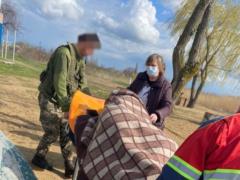 Border guards in Odessa region pulled a drowning foreigner out of the water