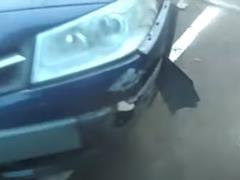 В Сумах пьяный водитель снес забор райотдела полиции
