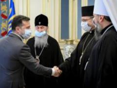 Volodymyr Zelenskyy met with the leaders of the OCU, UOC and UGCC on the eve of Easter