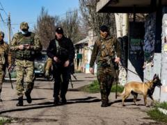 Police and National Guard worked out Toretsk