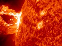 A powerful solar storm hit the Earth