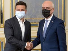 Зеленский встретился с главой МИД Грузии