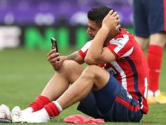 Luis Suarez did not hold back his emotions after winning La Liga