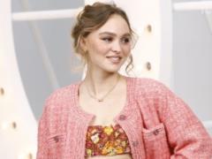 Johnny Depp s daughter in a jumpsuit on a naked body flashed her breasts