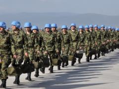 Zelensky congratulates Ukrainian UN peacekeepers on their professional holiday