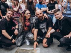 The HARDKISS получил именную табличку на  Площади звезд 