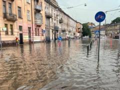 Потоп и поваленные деревья: на Львов обрушилась буря