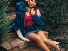 Gaitana touched with a picture with her daughter in honor of her birthday