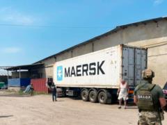 Border guards find cocaine in a container of bananas