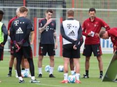 Nagelsmann plays with three center-backs in Bayern training