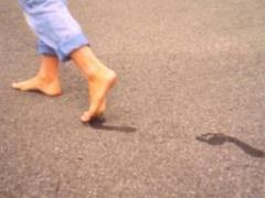 What happens if you walk barefoot