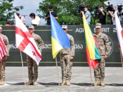 Ukrainian marines take part in NATO exercises in Georgia