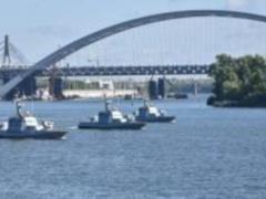 A rehearsal of the Independence Day parade was held in Kiev on the Dnieper