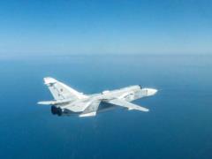 British Air Force intercepts Russian Su-24 over the Black Sea