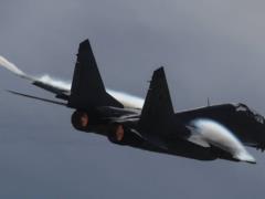 В Астраханской области сгорел МиГ-29