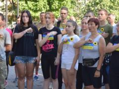  Шаную воїнів, біжу за героїв України . В Харькове состоялся патриотический забег