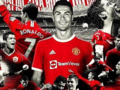 Manchester United announced the return of Ronaldo