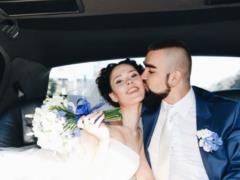 Yulia Sanina s husband showed rare photos from their wedding