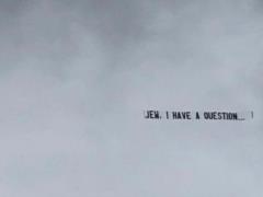 In the United States, a banner offering a marriage proposal was mistaken for an insult to Jews