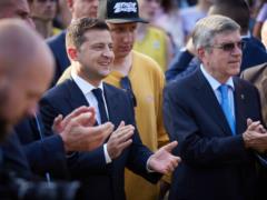 Президент МОК приехал к Зеленскому обсудить возможность проведения Олимпиады в Украине