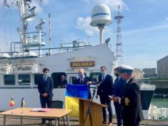 Бельгия подарила Украине научно-исследовательский корабль — видео