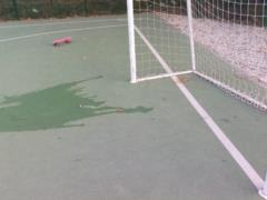 A child was injured at a school stadium in Kharkiv, he was hospitalized in serious condition