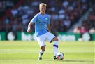 Zinchenko - at the start of Manchester City for the match against Leipzig