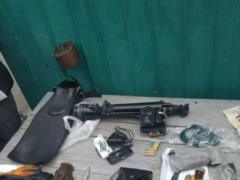 Ukrainian border guards found a backpack with dangerous items in a Russian woman