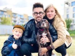 Showman Yulik picked up a homeless puppy:  