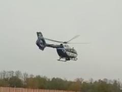 A police helicopter delivered a pregnant woman from the Lviv region to the city hospital