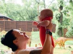 Nastya Prikhodko baptized her tiny son and declassified godfathers