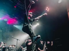 The leader of the band  